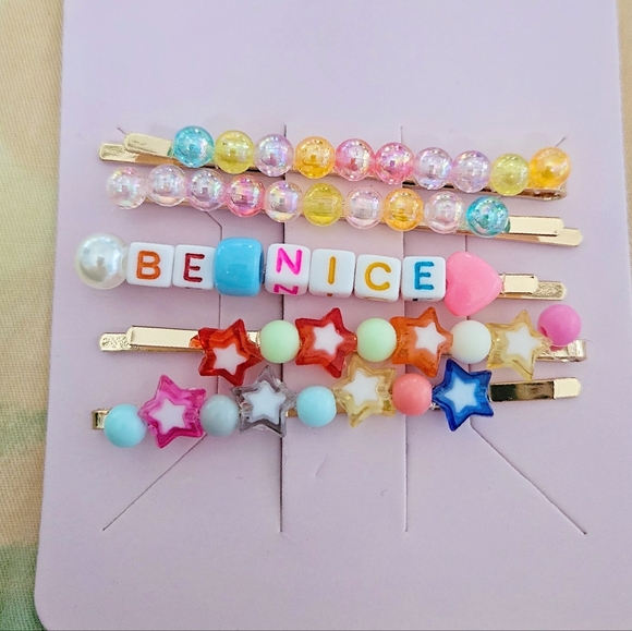 Riviera - Kids Pastel Hair Accessories Set - Picture 2 of 4